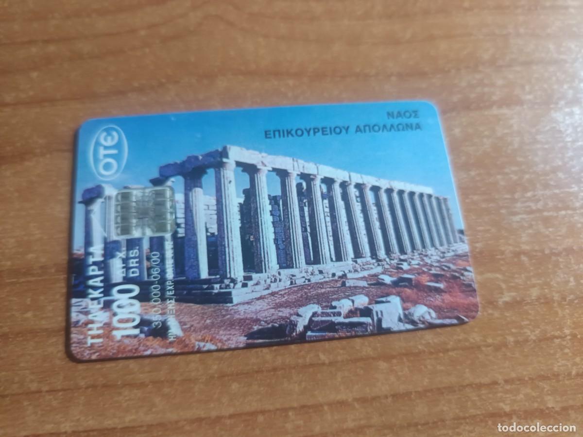 Tarjetas telef&oacute;nicas de colecci&oacute;n: tarjeta telefonica - Templo de Apolo Epicuro... GRIEGA
