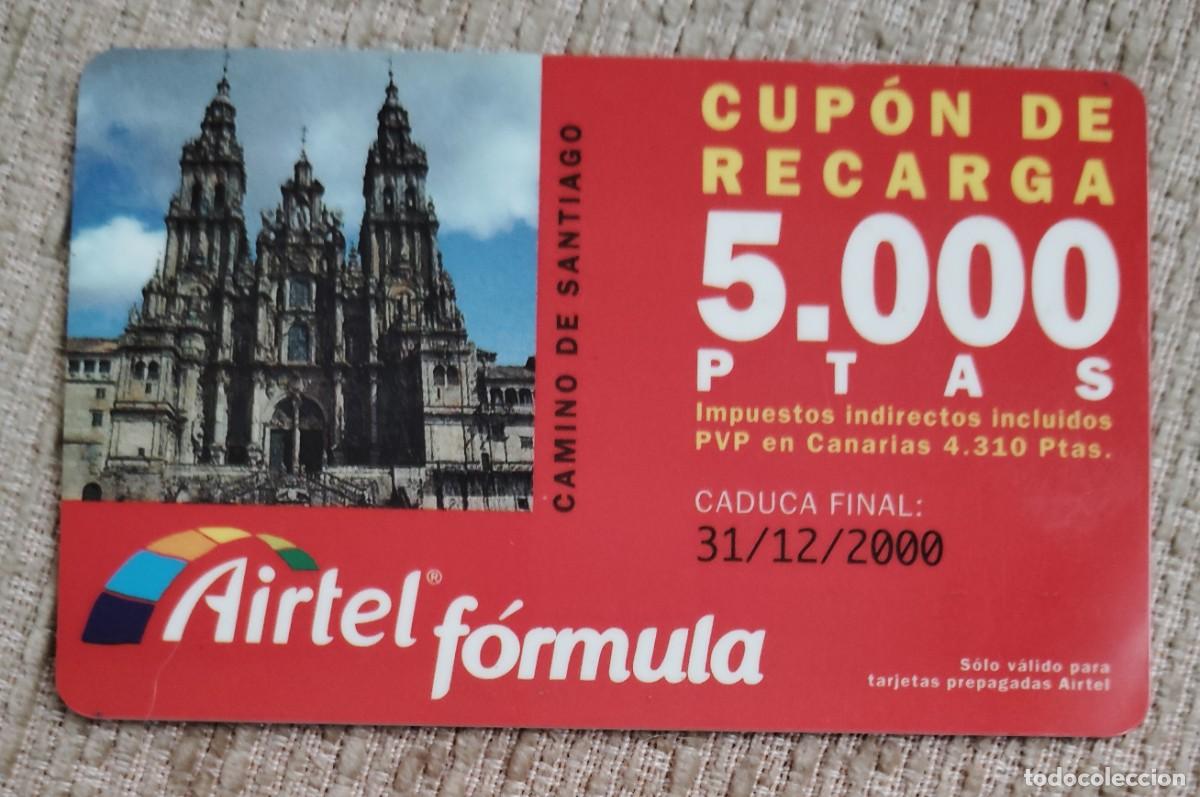 Tarjetas telef&oacute;nicas de colecci&oacute;n: Tarjeta telef&oacute;nica. Airtel. Camino de Santiago.