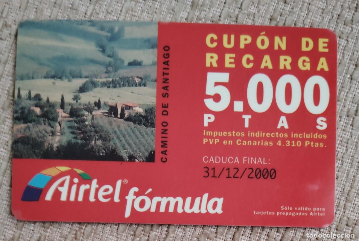 Tarjetas telef&oacute;nicas de colecci&oacute;n: Tarjeta telef&oacute;nica. Airtel. Camino de Santiago.