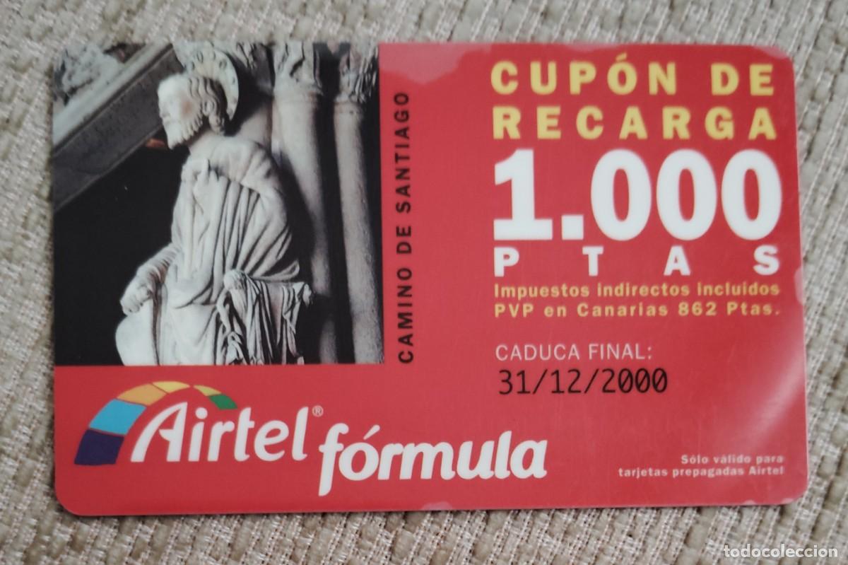 Tarjetas telef&oacute;nicas de colecci&oacute;n: Tarjeta telef&oacute;nica. Airtel. Camino de Santiago.