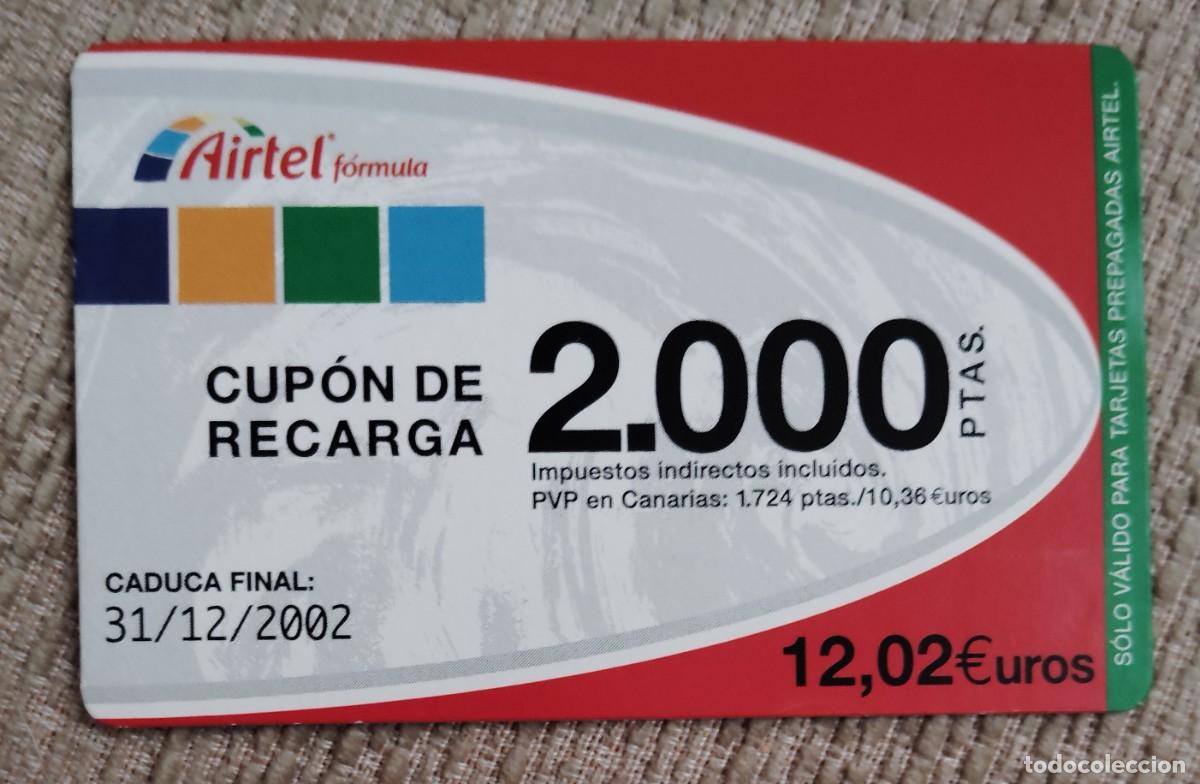 Tarjetas telef&oacute;nicas de colecci&oacute;n: Tarjeta telef&oacute;nica. Airtel.