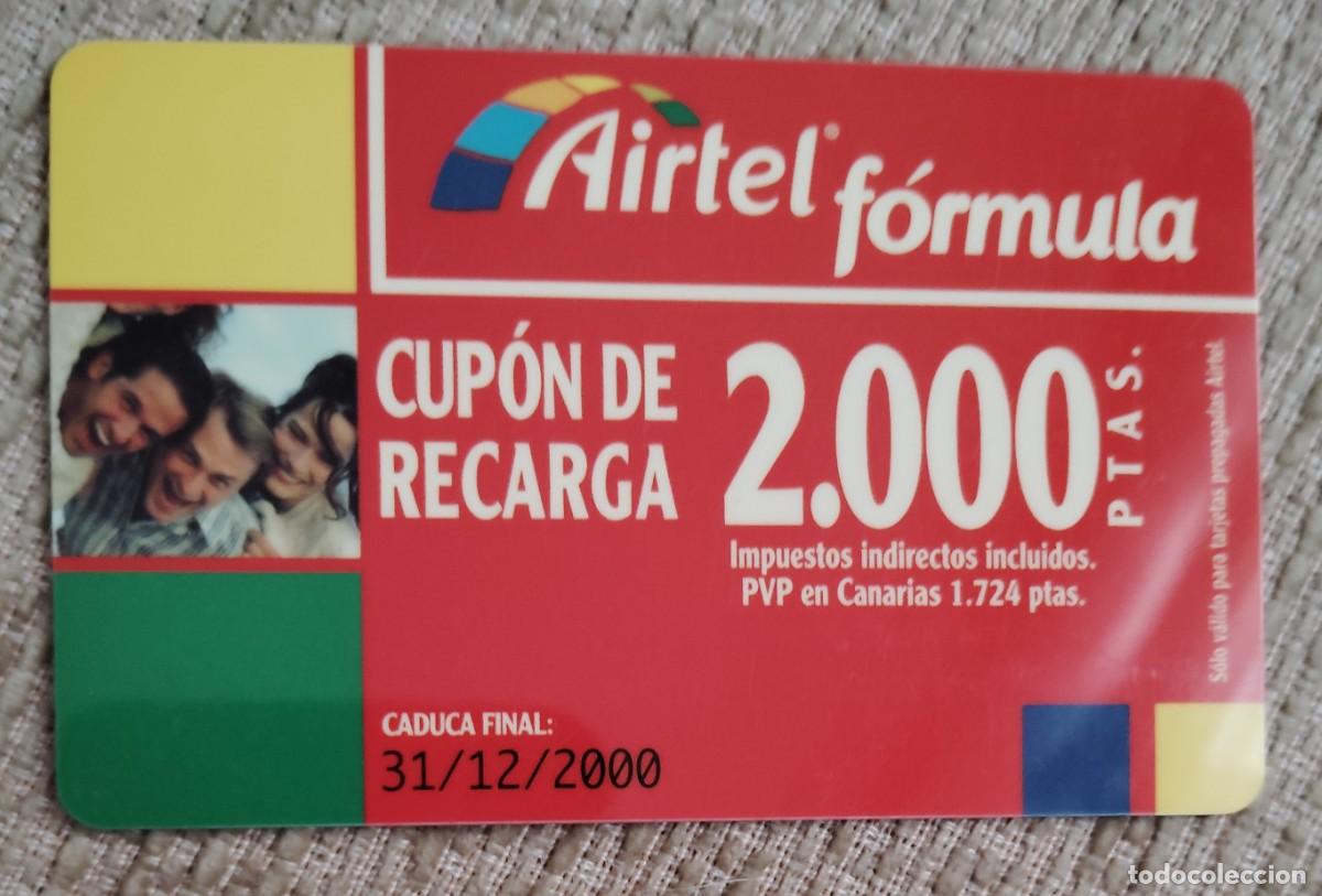 Tarjetas telef&oacute;nicas de colecci&oacute;n: Tarjeta telef&oacute;nica. Airtel.