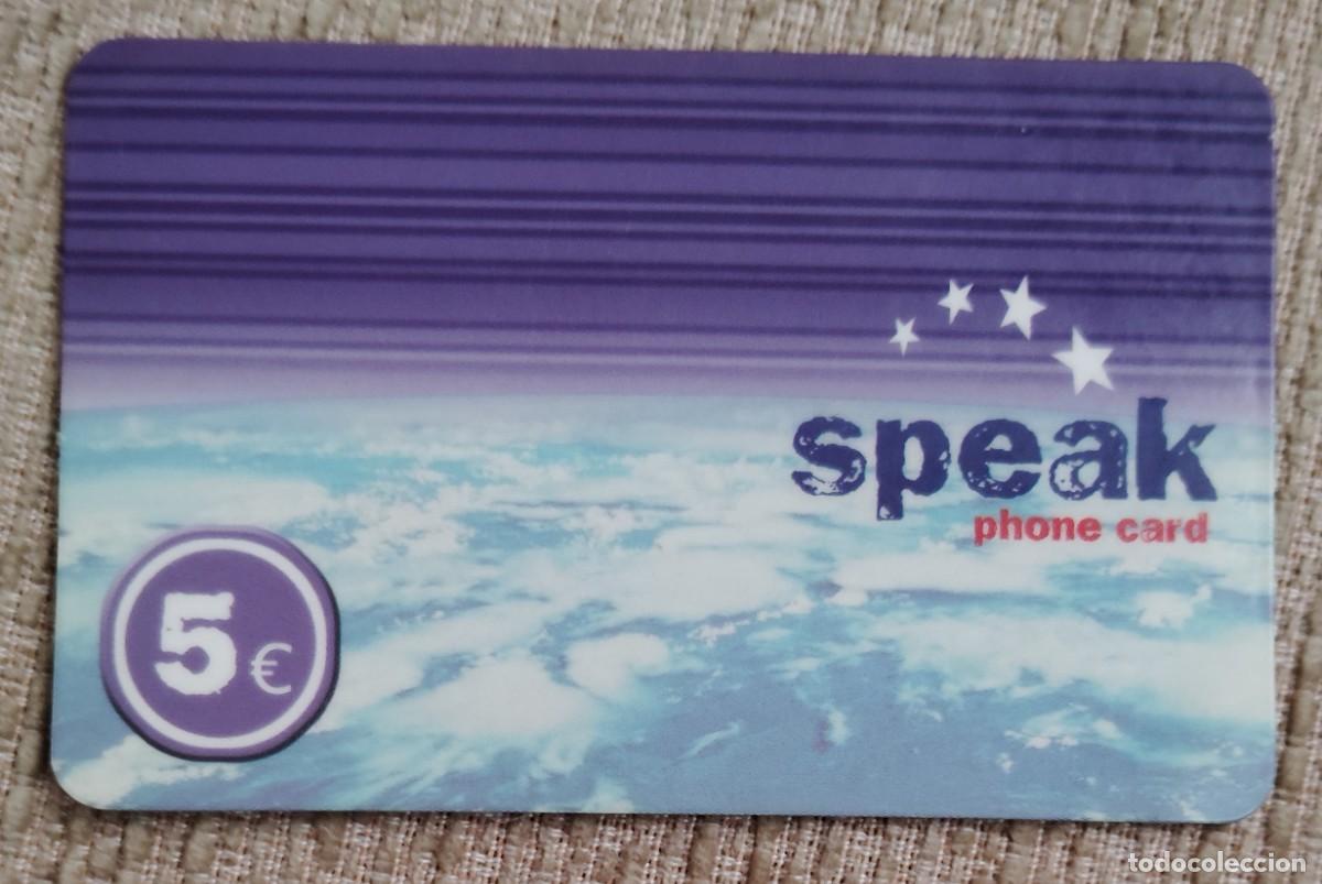 Tarjetas telef&oacute;nicas de colecci&oacute;n: Tarjeta telef&oacute;nica. Speak