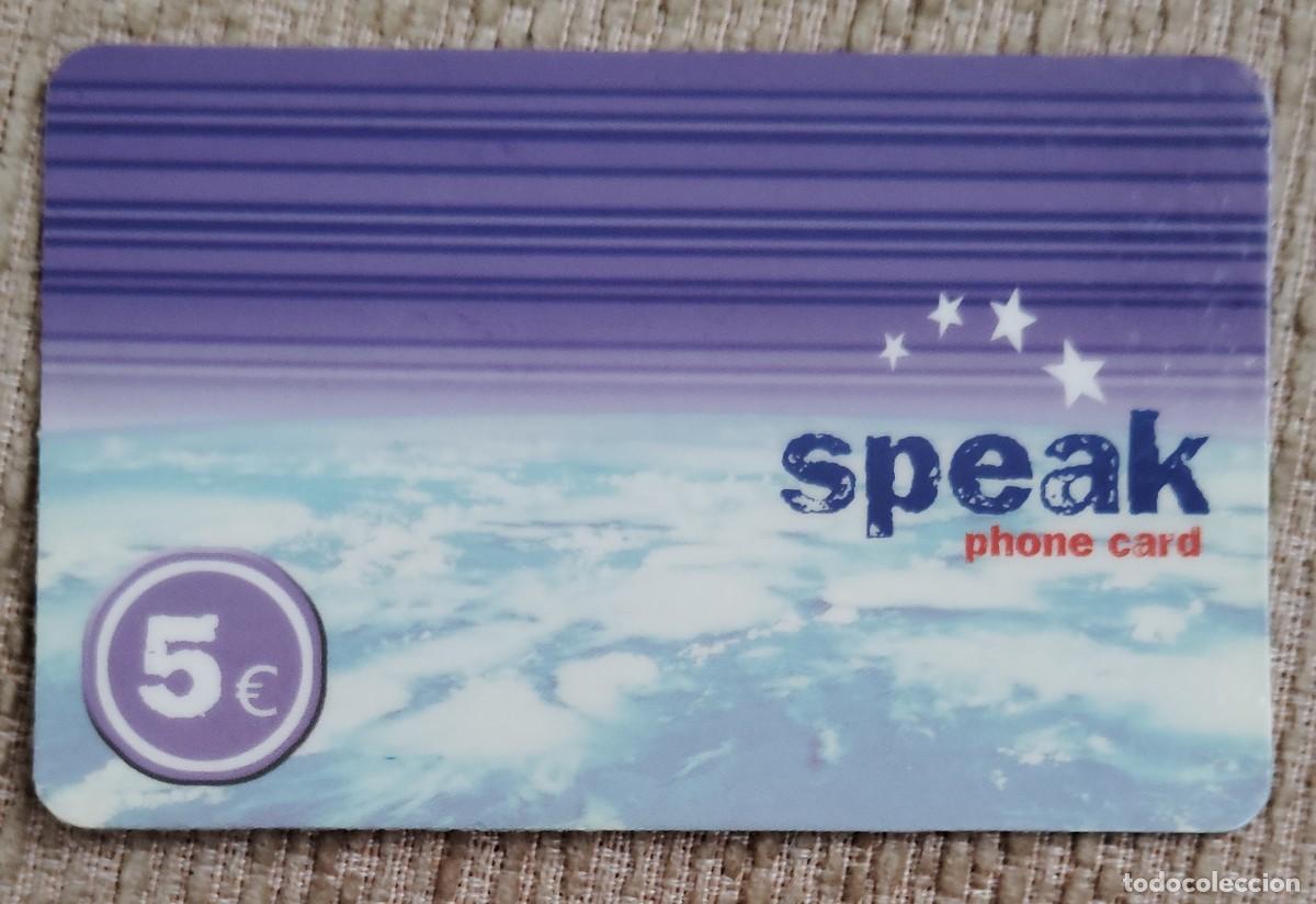 Tarjetas telef&oacute;nicas de colecci&oacute;n: Tarjeta telef&oacute;nica. Speak