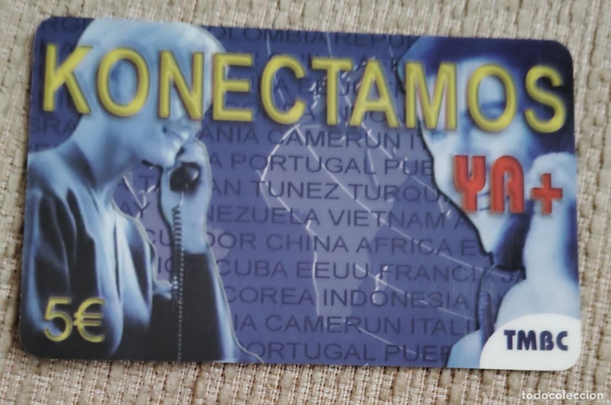 Tarjetas telef&oacute;nicas de colecci&oacute;n: Tarjeta telef&oacute;nica. Konectamos