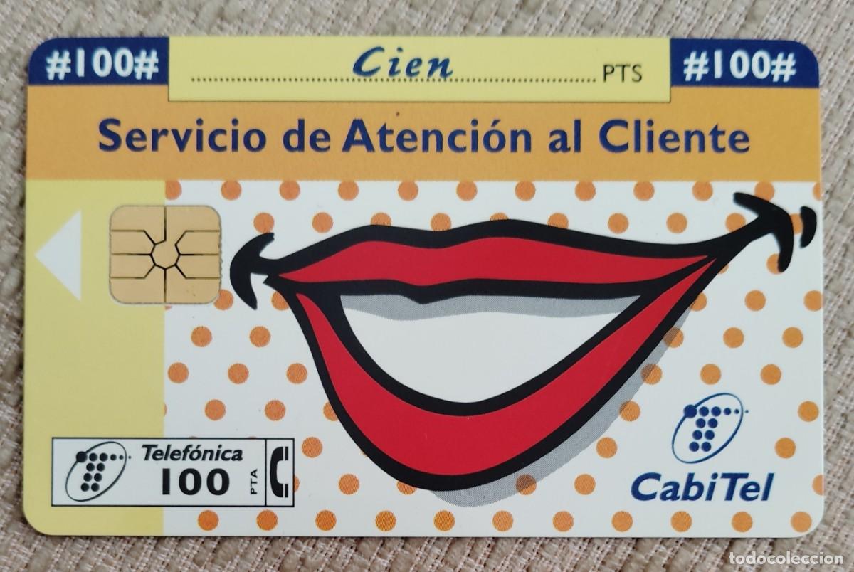 Collection telephone cards: Tarjeta telef&oacute;nica. Servicio Atenci&oacute;n al Cliente