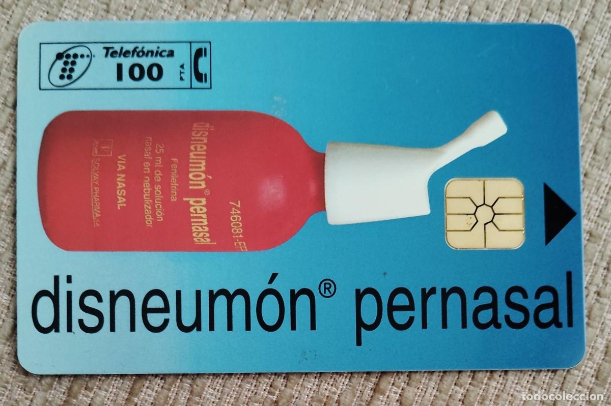 Tarjetas telef&oacute;nicas de colecci&oacute;n: Tarjeta telef&oacute;nica. Disneumon Pernasal
