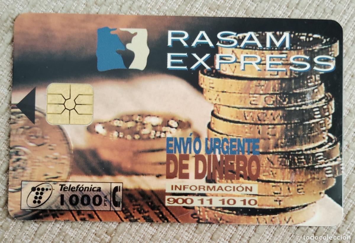 Tarjetas telef&oacute;nicas de colecci&oacute;n: Tarjeta telef&oacute;nica. Rasam Expres