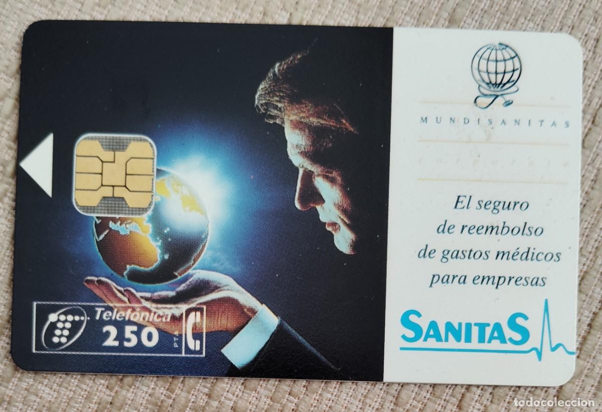 Tarjetas telef&oacute;nicas de colecci&oacute;n: Tarjeta telef&oacute;nica. Sanitas
