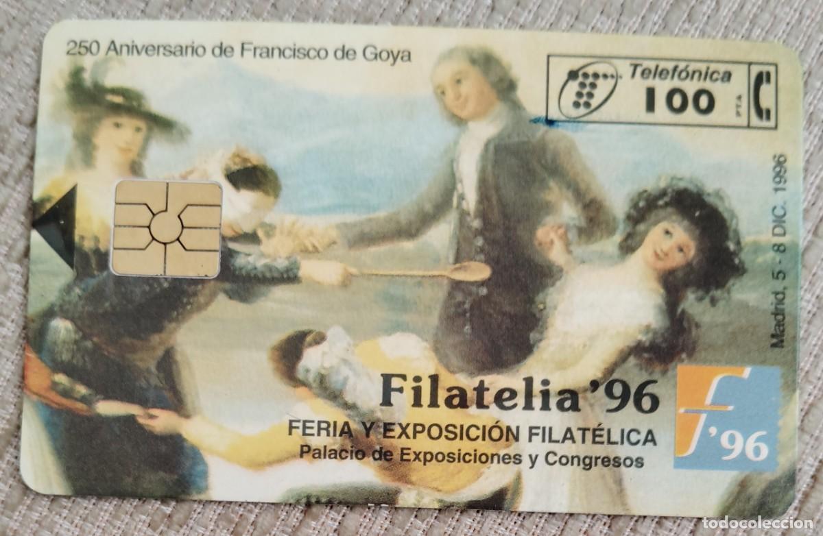 Tarjetas telef&oacute;nicas de colecci&oacute;n: Tarjeta telef&oacute;nica. Feria y Exposici&oacute;n Filat&eacute;lica'96