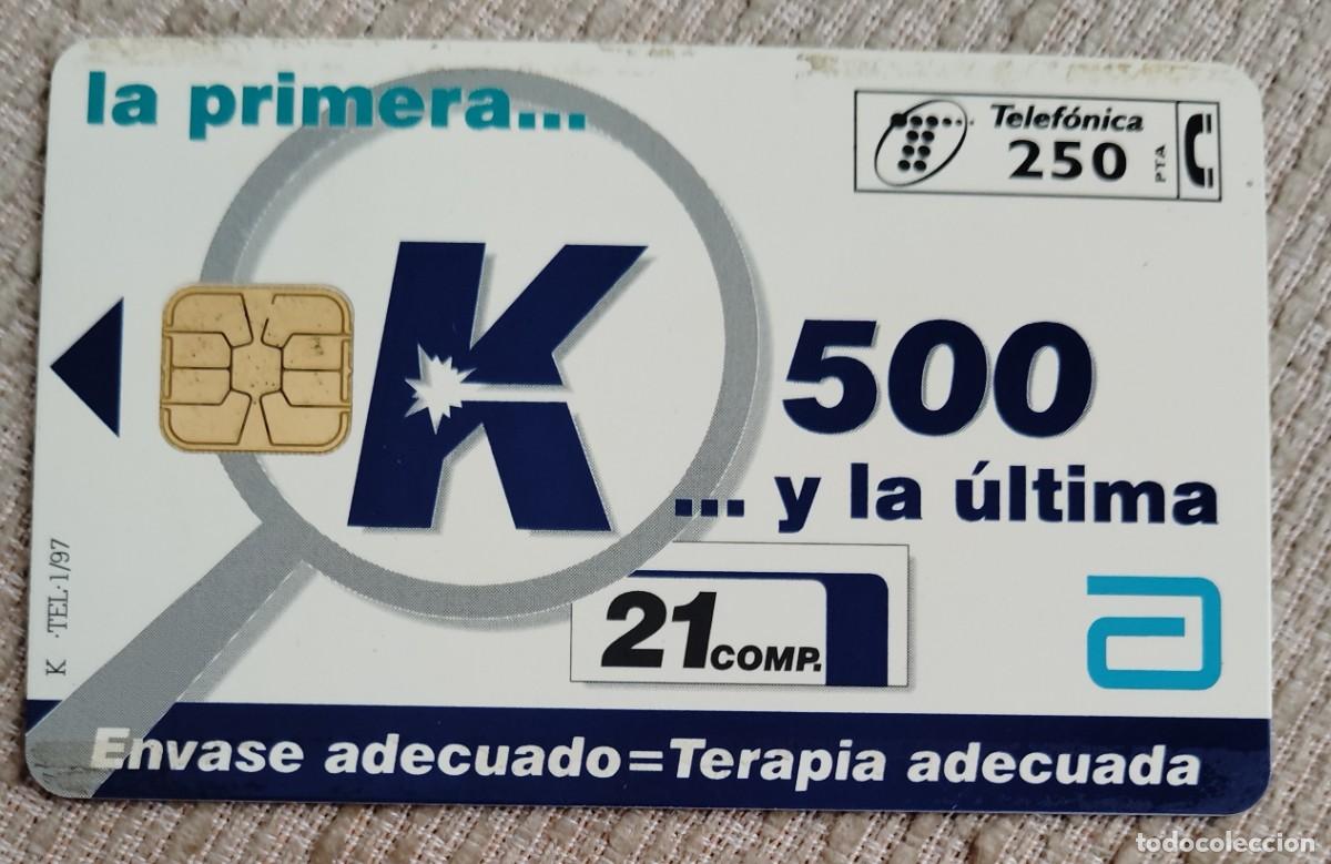 Tarjetas telef&oacute;nicas de colecci&oacute;n: Tarjeta telef&oacute;nica. K 500