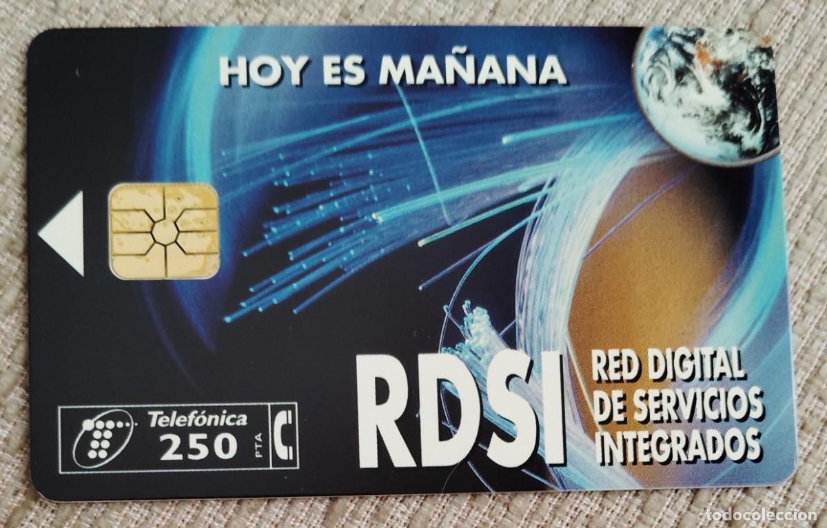 Tarjetas telef&oacute;nicas de colecci&oacute;n: Tarjeta telef&oacute;nica. RDSI