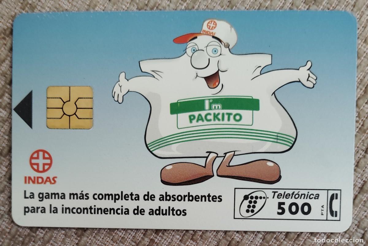 Tarjetas telef&oacute;nicas de colecci&oacute;n: Tarjeta telef&oacute;nica. Indas - Packito
