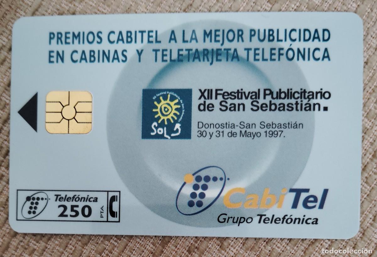Tarjetas telef&oacute;nicas de colecci&oacute;n: Tarjeta telef&oacute;nica. XII Festival Publicitario San Sebastian