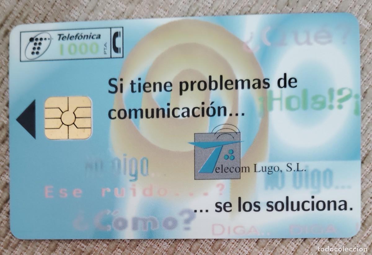 Tarjetas telef&oacute;nicas de colecci&oacute;n: Tarjeta telef&oacute;nica. Telecom Lugo