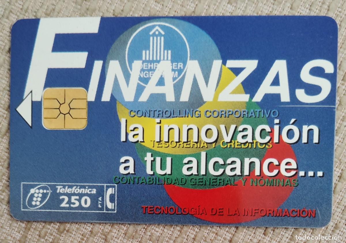 Tarjetas telef&oacute;nicas de colecci&oacute;n: Tarjeta telef&oacute;nica. Finanzas