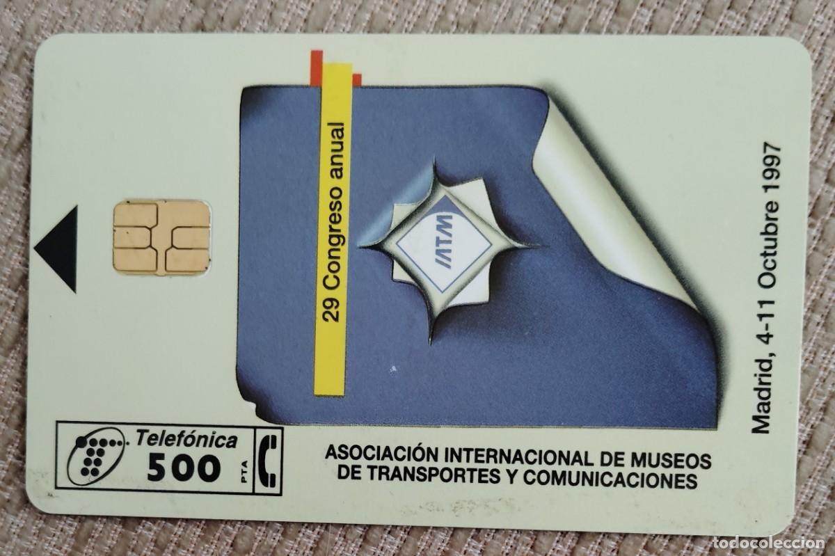 Tarjetas telef&oacute;nicas de colecci&oacute;n: Tarjeta telef&oacute;nica. Asociacion de Museos de Transportes y Comunnicaciones