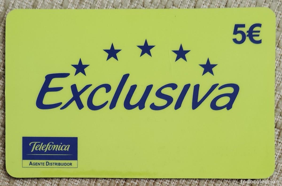 Tarjetas telef&oacute;nicas de colecci&oacute;n: Tarjeta telef&oacute;nica. Exclusiva