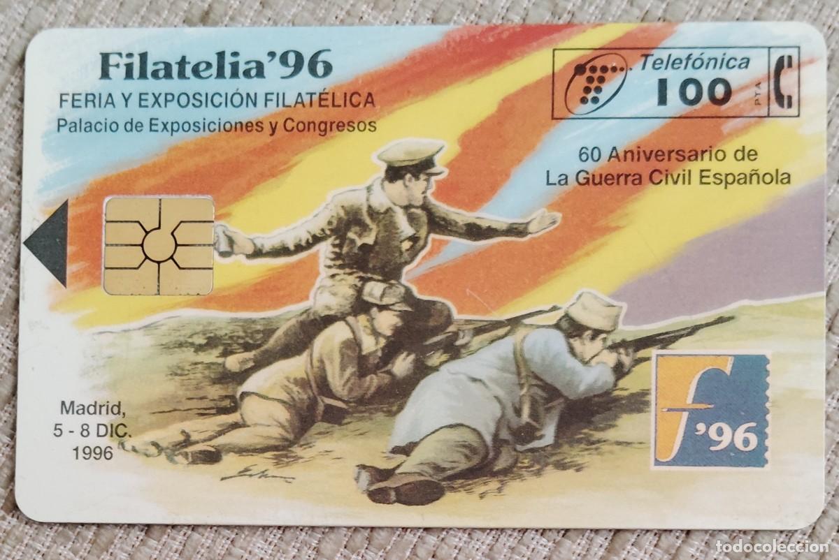 Tarjetas telef&oacute;nicas de colecci&oacute;n: Tarjeta telef&oacute;nica. Filatelia'96