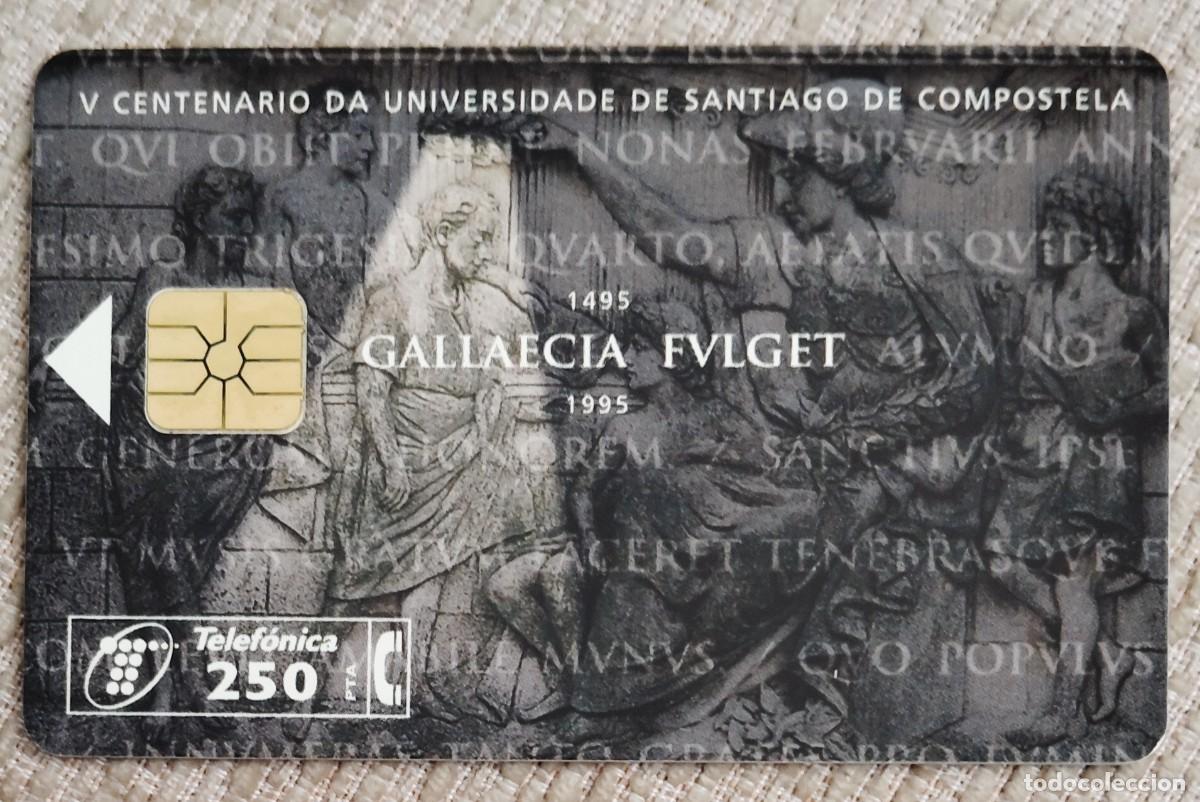 Tarjetas telef&oacute;nicas de colecci&oacute;n: Tarjeta telef&oacute;nica. Centenario Universidad Santiago de Compostela