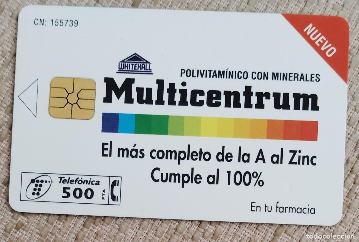 Tarjetas telef&oacute;nicas de colecci&oacute;n: Tarjeta telef&oacute;nica. Multicentrum