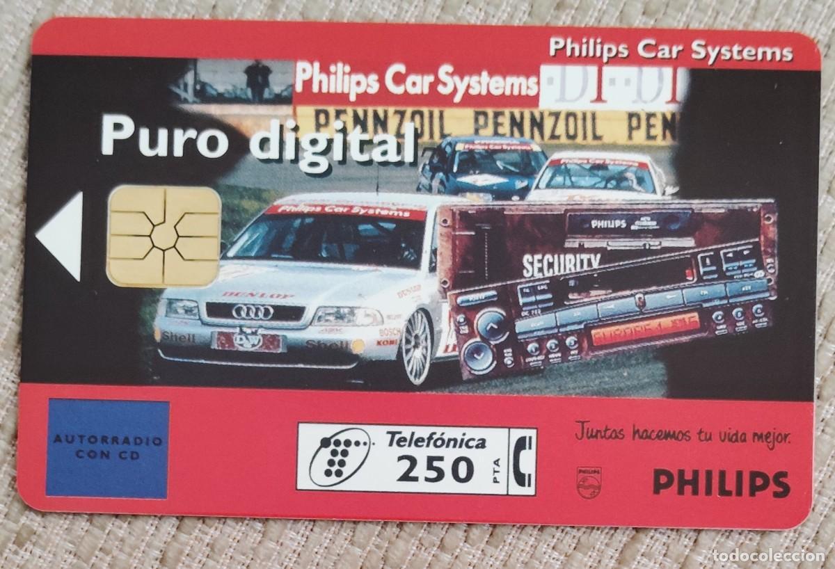 Tarjetas telef&oacute;nicas de colecci&oacute;n: Tarjeta telef&oacute;nica. Philips Car Systems