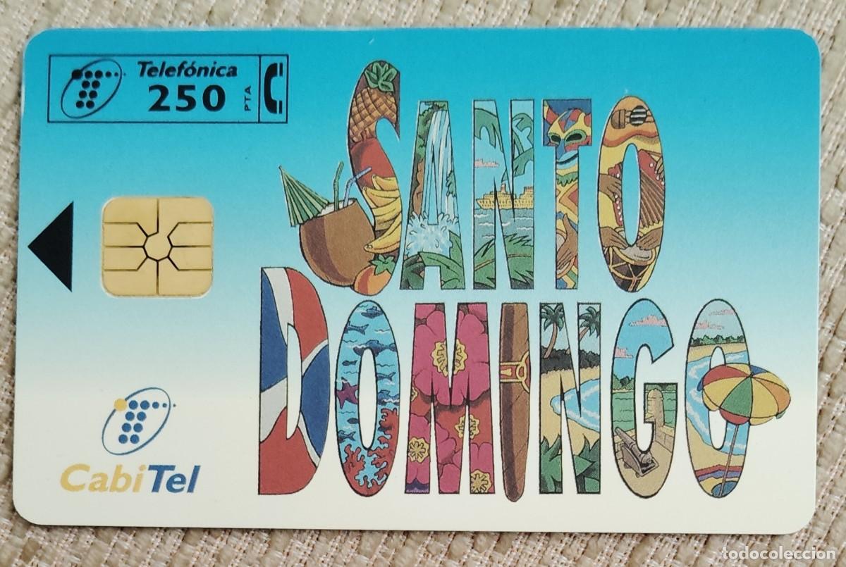 Tarjetas telef&oacute;nicas de colecci&oacute;n: Tarjeta telef&oacute;nica. Santo Domingo