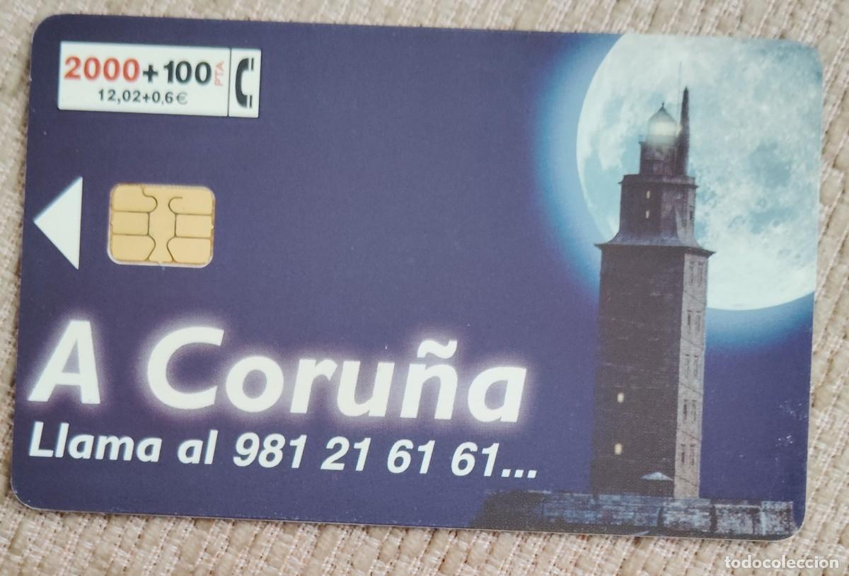 Tarjetas telef&oacute;nicas de colecci&oacute;n: Tarjeta telef&oacute;nica. A Coru&ntilde;a