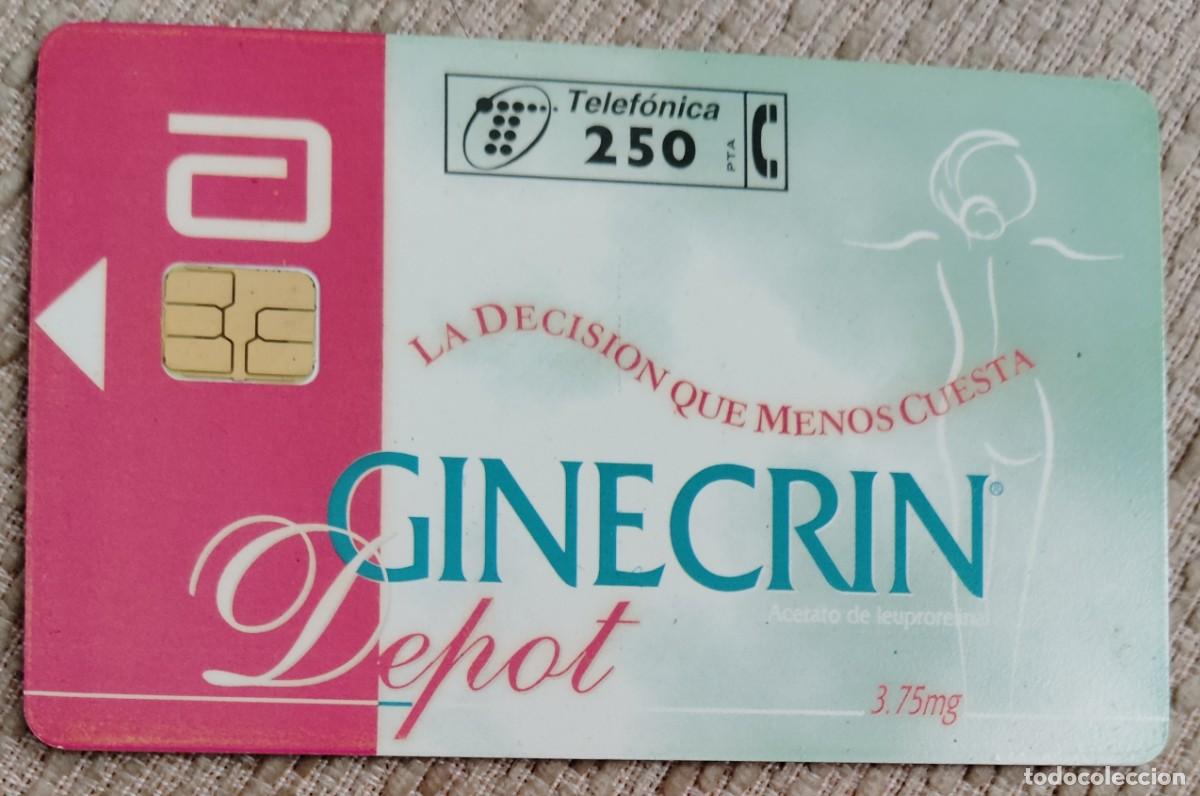 Tarjetas telef&oacute;nicas de colecci&oacute;n: Tarjeta telef&oacute;nica. Ginegrin