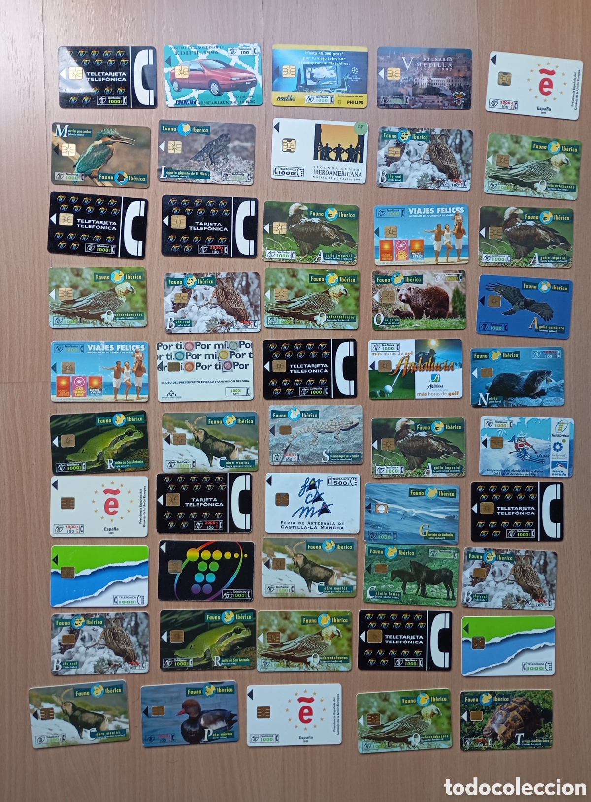 Tarjetas telef&oacute;nicas de colecci&oacute;n: ESPA&Ntilde;A - LOTE DE 50 TARJETAS TELEF&Oacute;NICAS ORIGINALES - TELEF&Oacute;NICA
