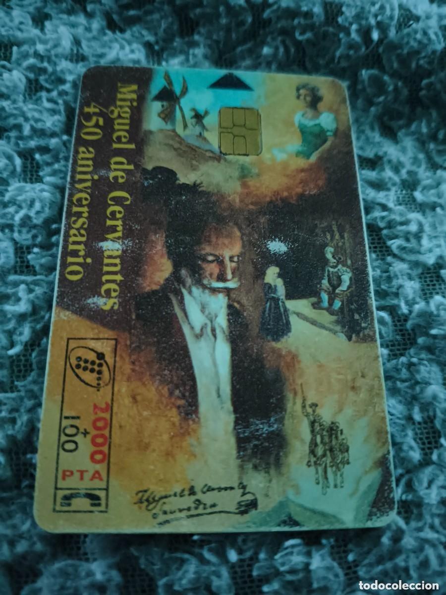 Tarjetas telef&oacute;nicas de colecci&oacute;n: tarjeta telef&oacute;nica - miguel de cervantes