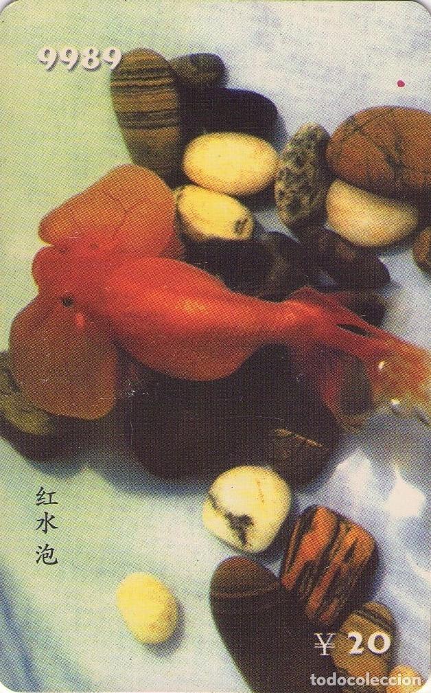 Tarjetas telef&oacute;nicas de colecci&oacute;n: CHINA. HF122(14-7). FISH - PECES. (560)