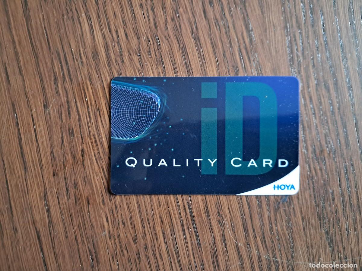 Tarjetas telef&oacute;nicas de colecci&oacute;n: tarjeta, quality card ID hoya, &Oacute;ptica Florida, Felanitx. Mallorca.