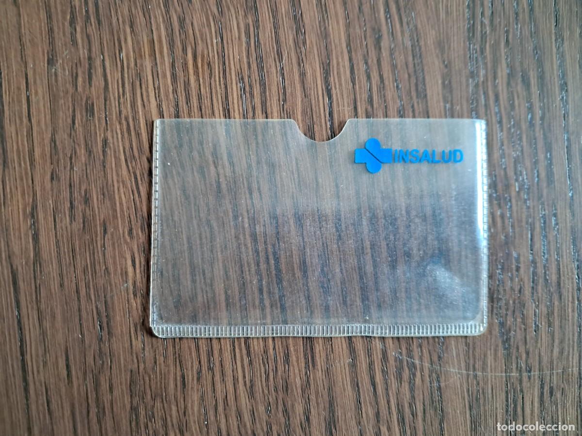 Tarjetas telef&oacute;nicas de colecci&oacute;n: funda de pl&aacute;stico, para tarjeta insalud.