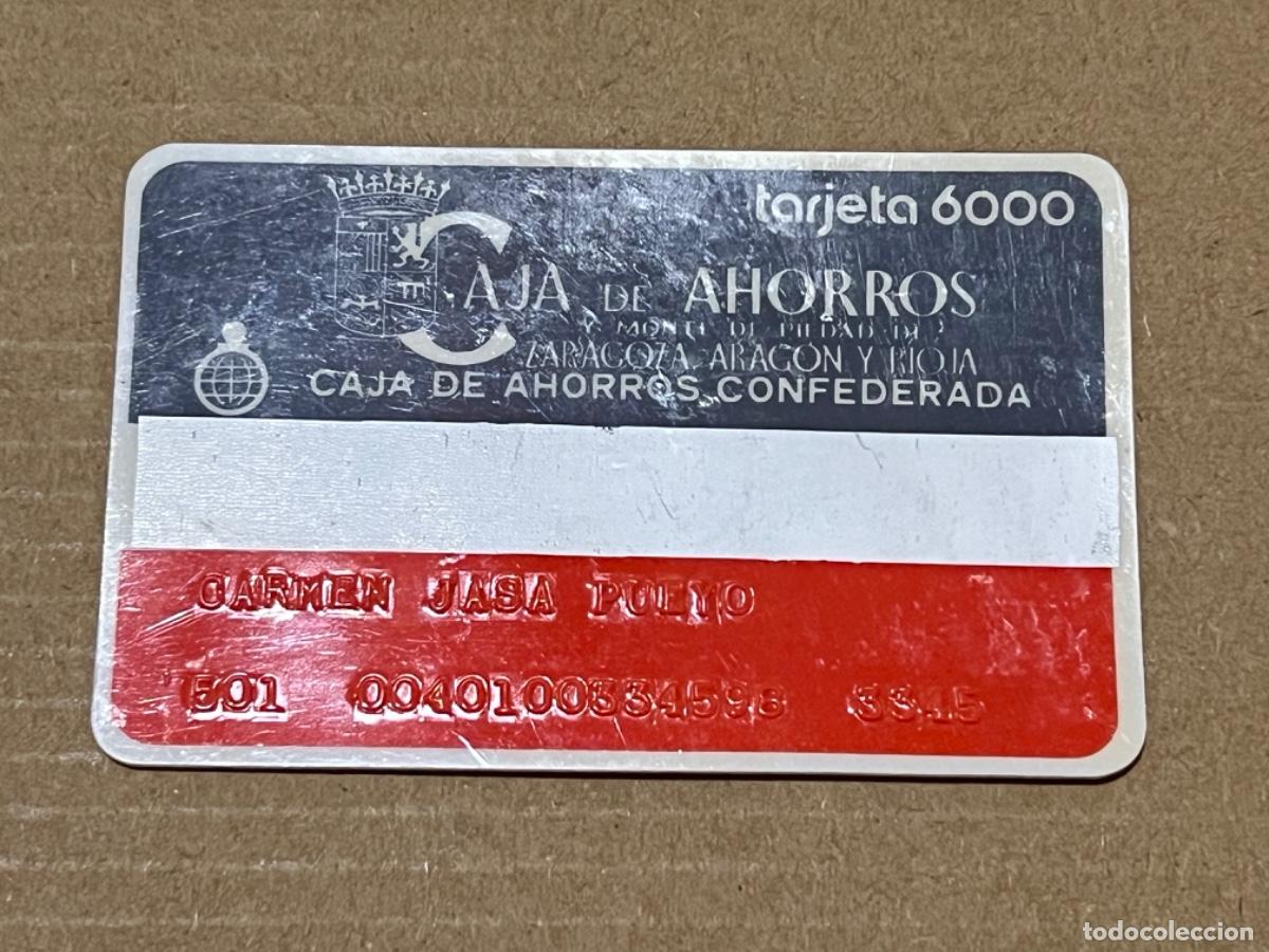 Tarjetas telef&oacute;nicas de colecci&oacute;n: Tarjeta 6000 CAJA DE AHORROS CAZAR para colecci&oacute;n
