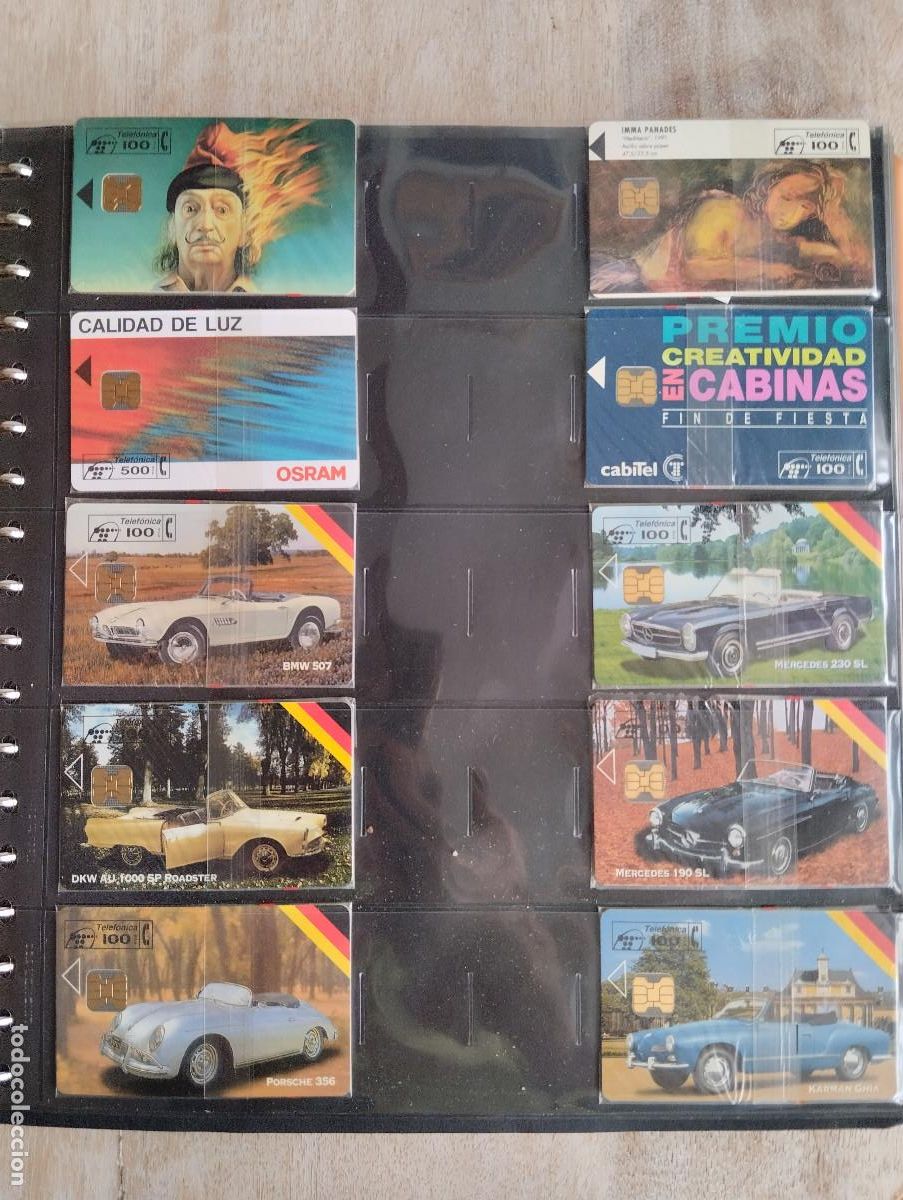 Tarjetas telef&oacute;nicas de colecci&oacute;n: ALBUM CON 165 TARJETAS TELEFONICAS NUEVAS PRECINTADAS CON PRECINTO ORIGINAL,, SIN USAR.