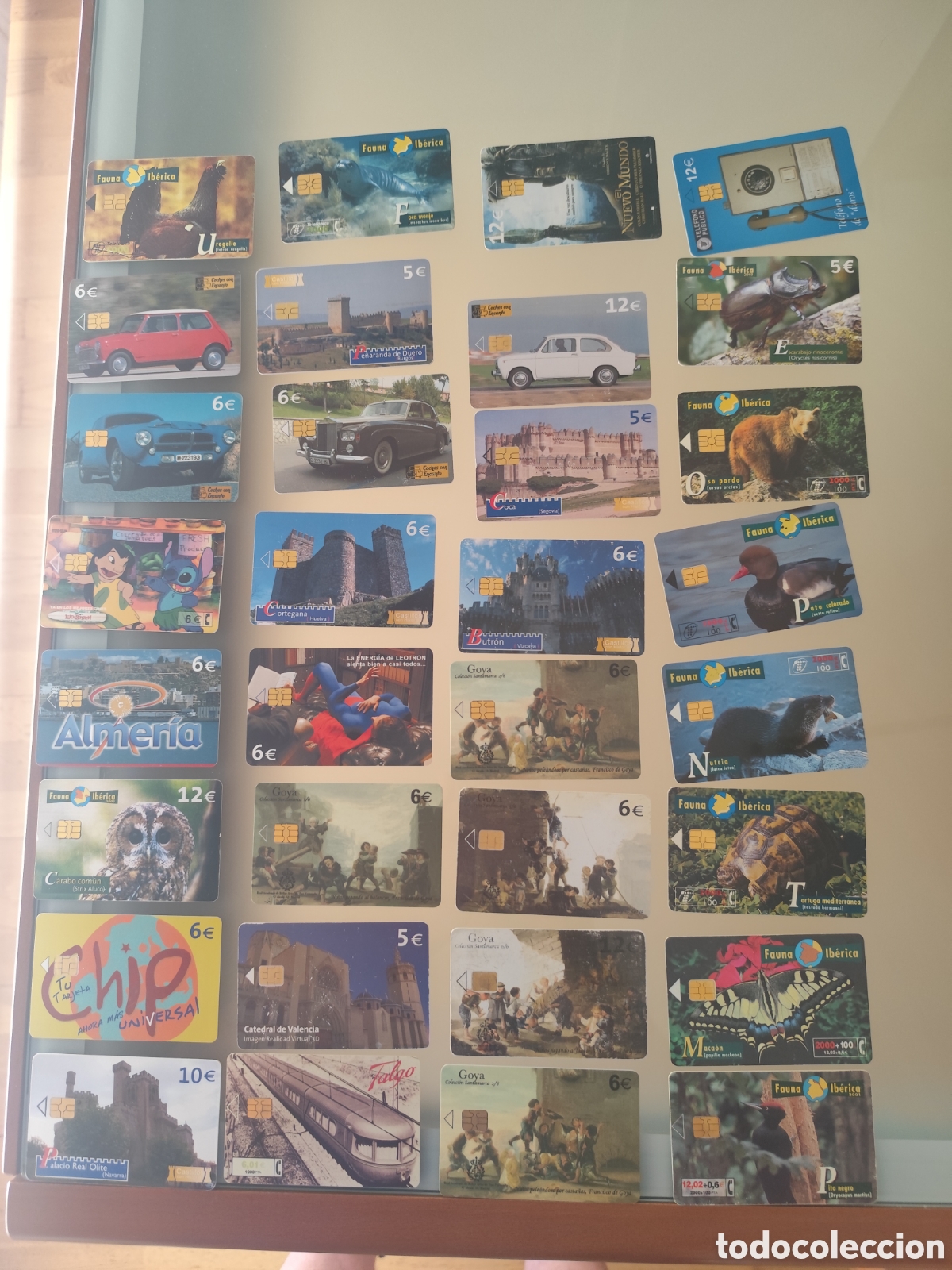 Tarjetas telef&oacute;nicas de colecci&oacute;n: 32 tarjetas telef&oacute;nicas de Espa&ntilde;a