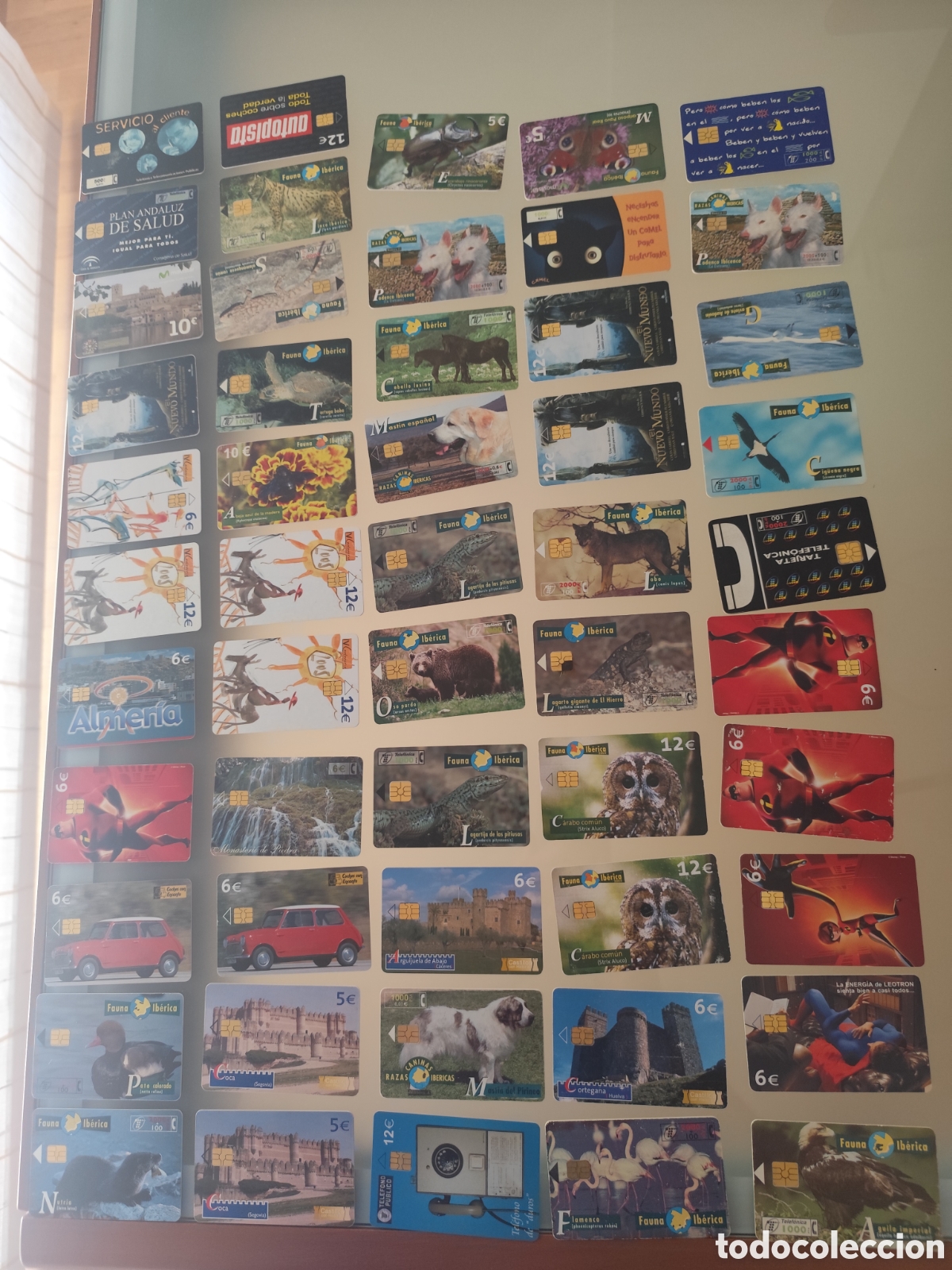 Tarjetas telef&oacute;nicas de colecci&oacute;n: 52 tarjetas telef&oacute;nicas de Espa&ntilde;a usadas