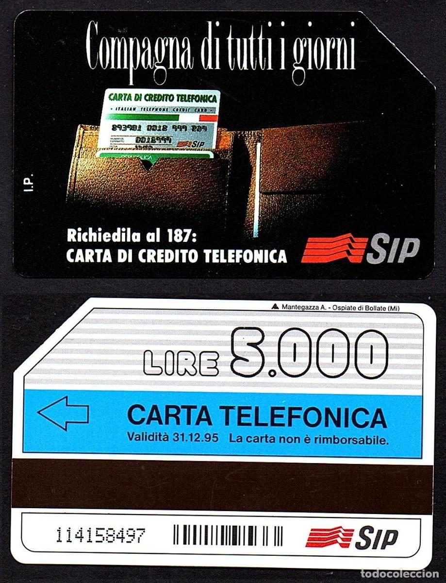 Tarjetas telef&oacute;nicas de colecci&oacute;n: TARJETA TELEFONICA USADA DE ITALIA A&Ntilde;O 1.985