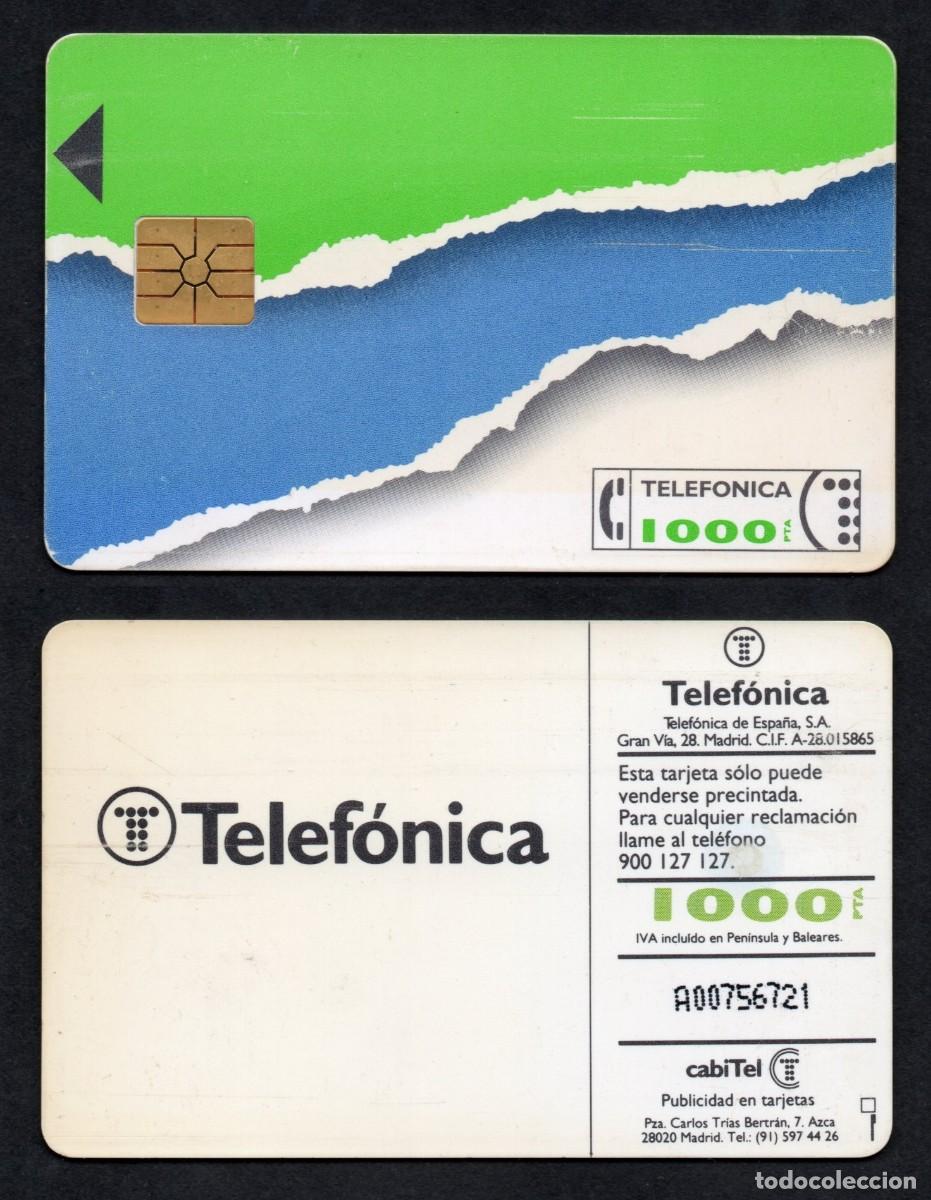 Tarjetas telef&oacute;nicas de colecci&oacute;n: TARJETA TELEFONICA USADA DE ESPA&Ntilde;A 1000 PTS.