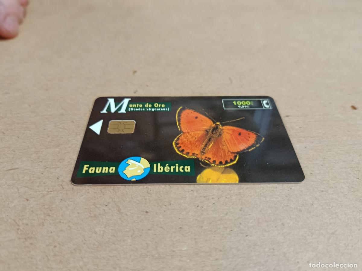 Tarjetas telef&oacute;nicas de colecci&oacute;n: TARJETA TELEF&Oacute;NICA FAUNA IB&Eacute;RICA - MANTO DE ORO
