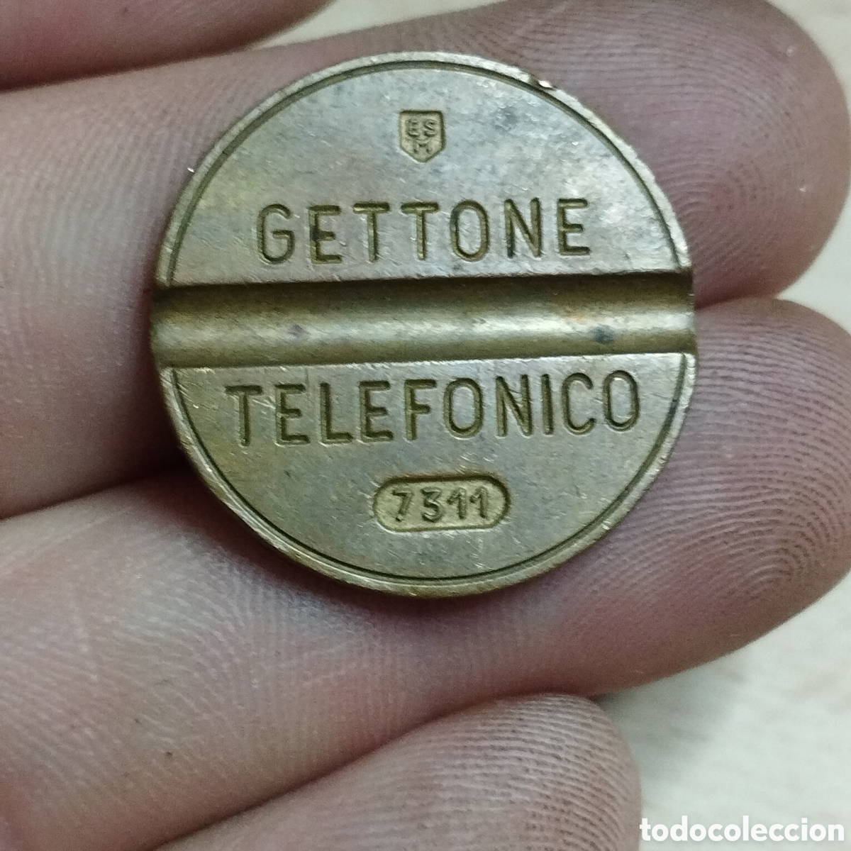 Tarjetas telef&oacute;nicas de colecci&oacute;n: Ficha, token telef&oacute;nica Italia. Gettone telefonico. 1973. ESM.