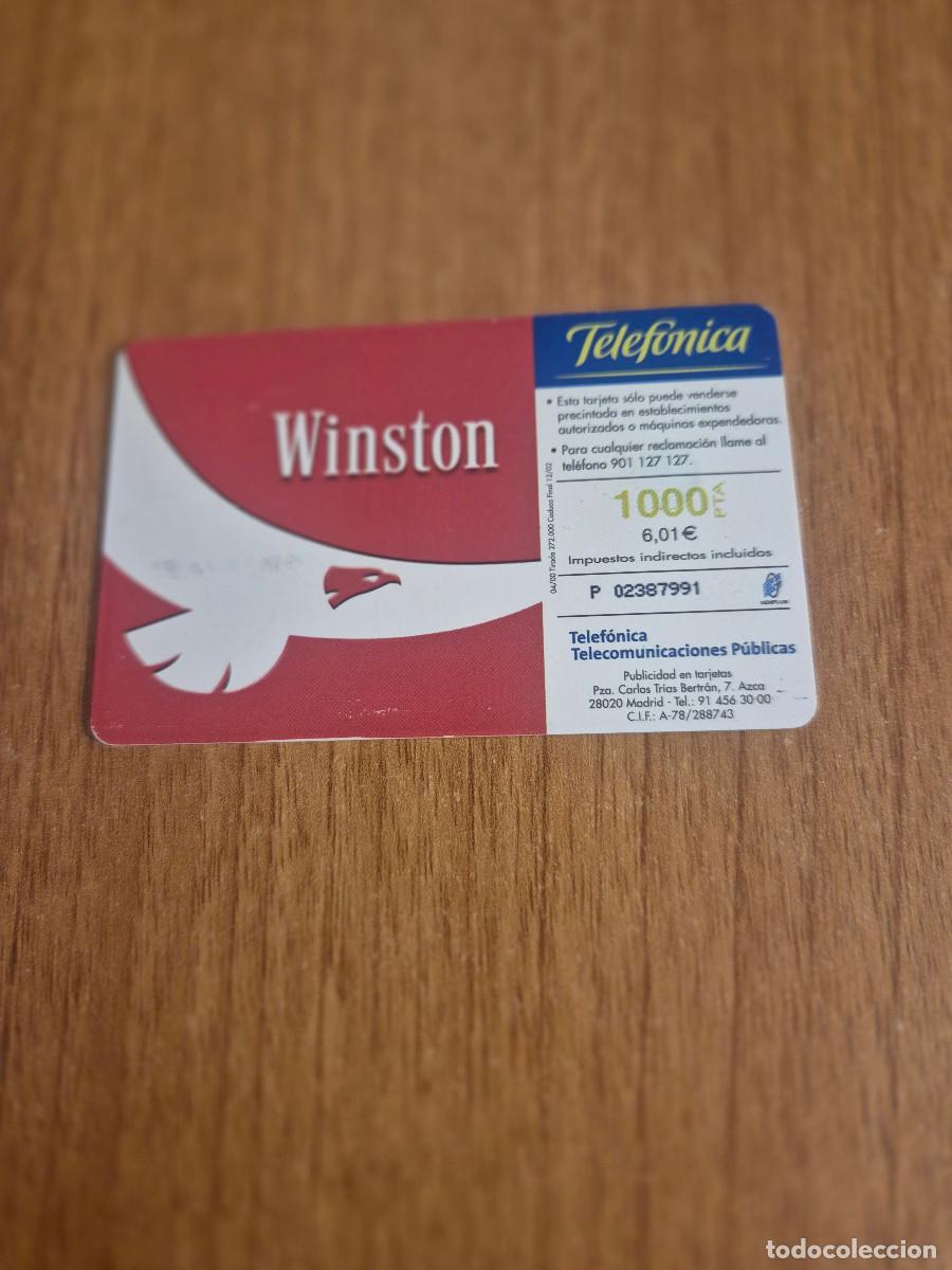 Tarjetas telef&oacute;nicas de colecci&oacute;n: TARJETA, TELEFONICA WINSTON. - Foto 2