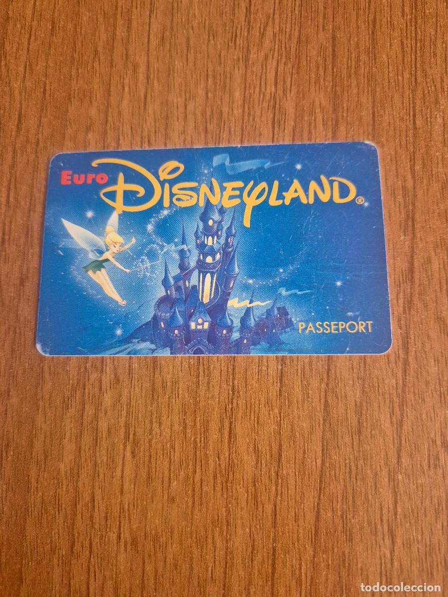 Tarjetas telef&oacute;nicas de colecci&oacute;n: ENTRADA, TARJETA PLASTICO PASE PASSEPORT EURO DISNEYLAND.