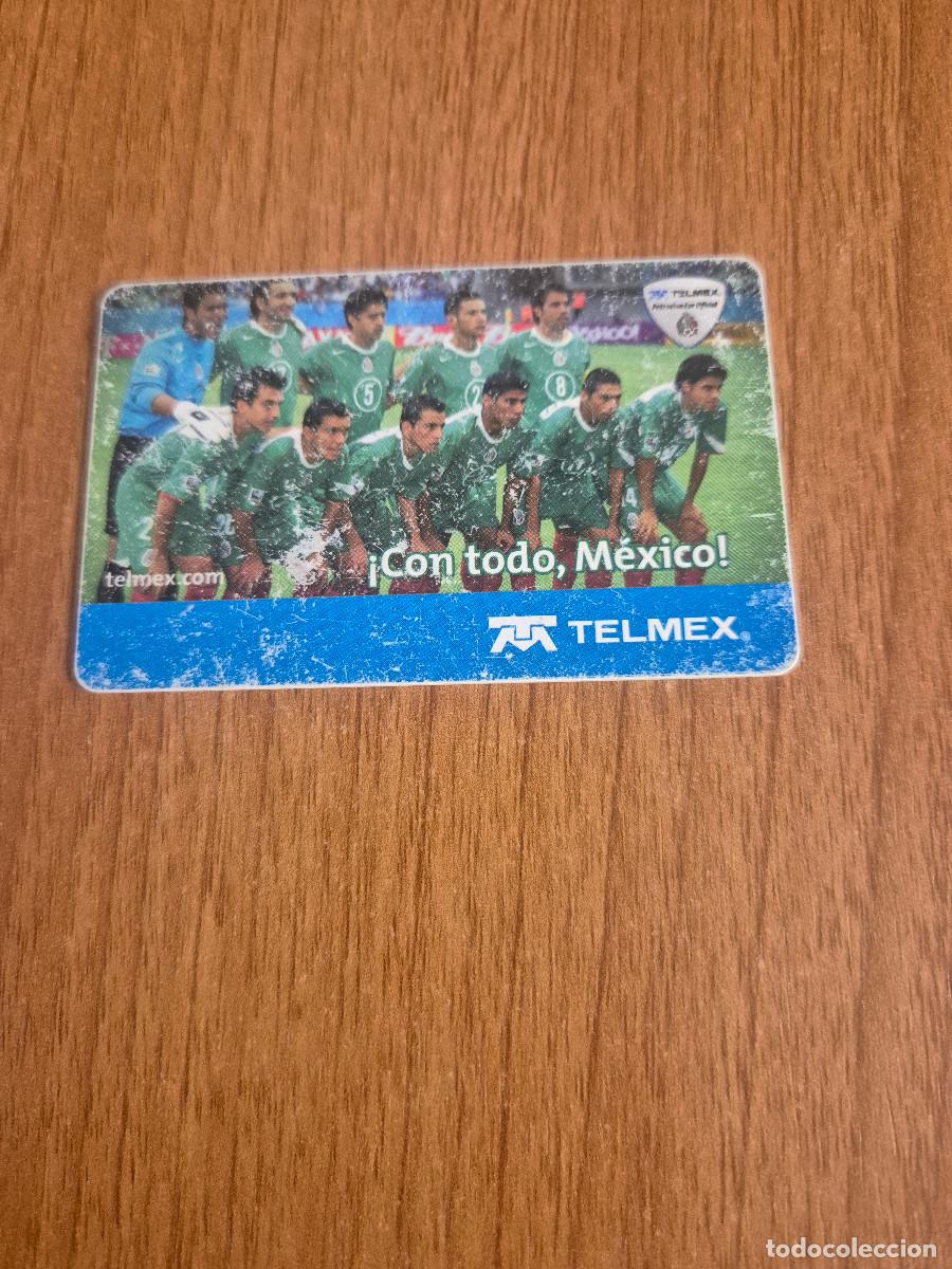Tarjetas telef&oacute;nicas de colecci&oacute;n: TARJETA TELEFONICA . TELMEX SELECCI&Oacute;N MEXICANA EN ALEMANIA 2006.