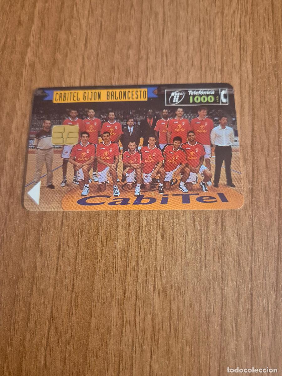 Tarjetas telef&oacute;nicas de colecci&oacute;n: TARJETA TELEFONICA .CABITEL GIJON BALONCESTO.