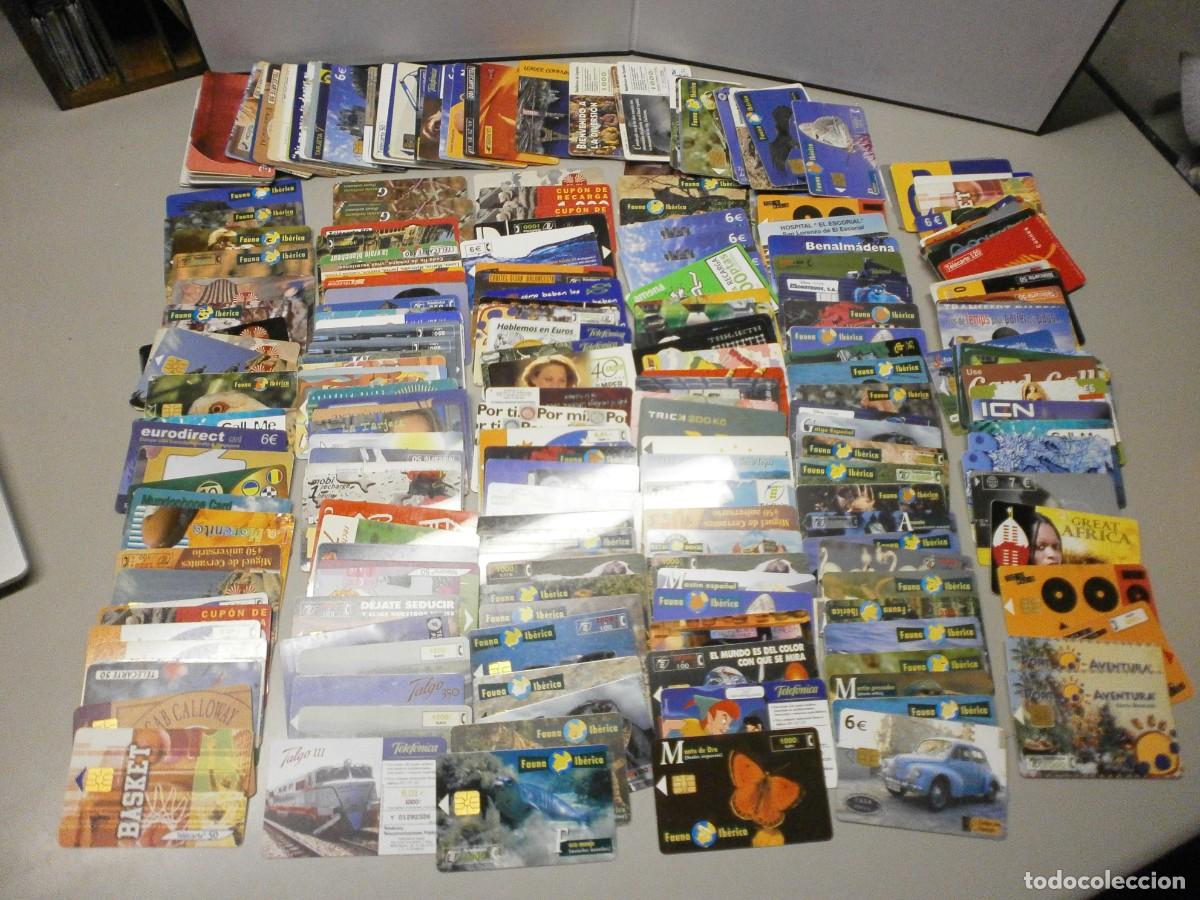 Tarjetas telef&oacute;nicas de colecci&oacute;n: lote de 260 tarjetas telefonicas