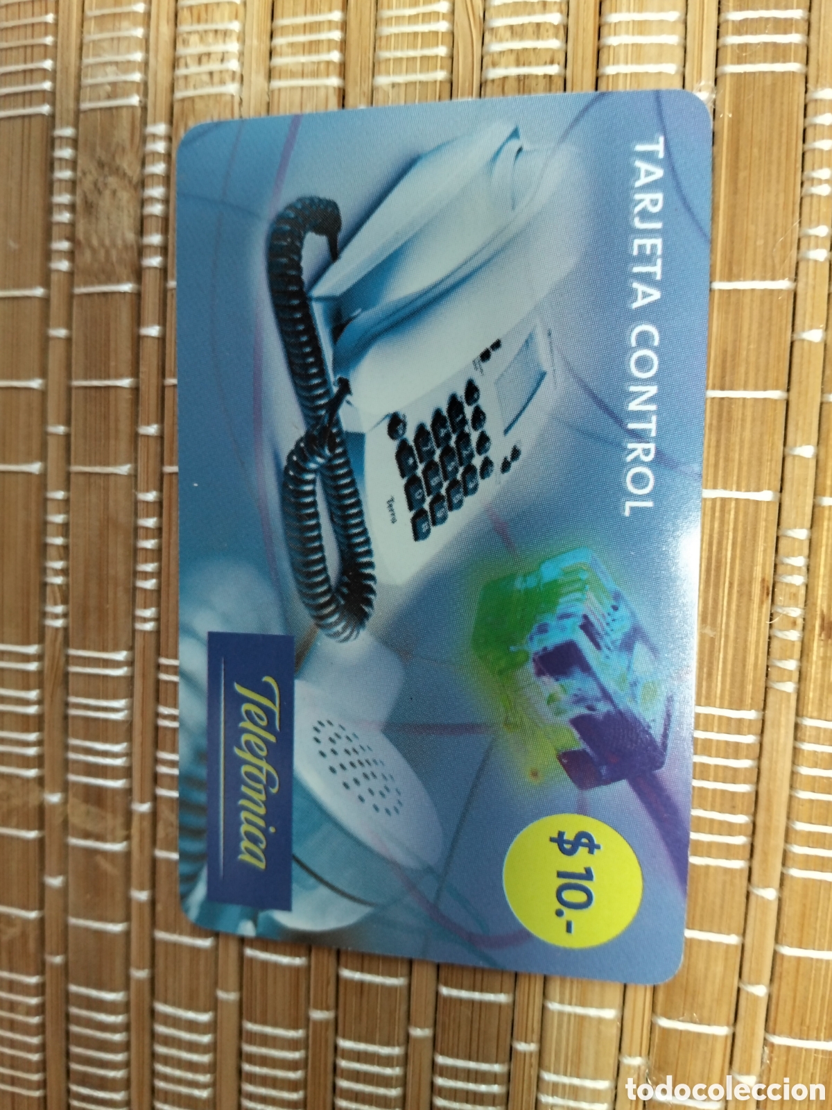 Tarjetas telef&oacute;nicas de colecci&oacute;n: Tarjeta control telef&oacute;nica argentina 10 $