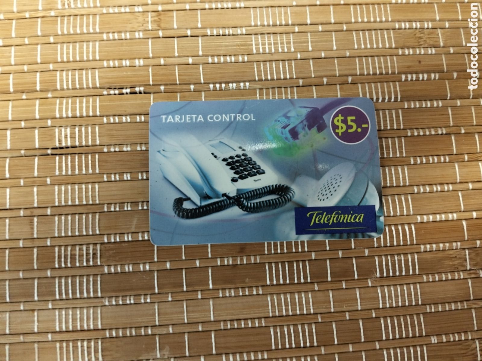Sammlung von Telefonkarten: Tarjeta control telef&oacute;nica argentina 5 $ a&ntilde;o &iquest;2000 aproximadamente?
