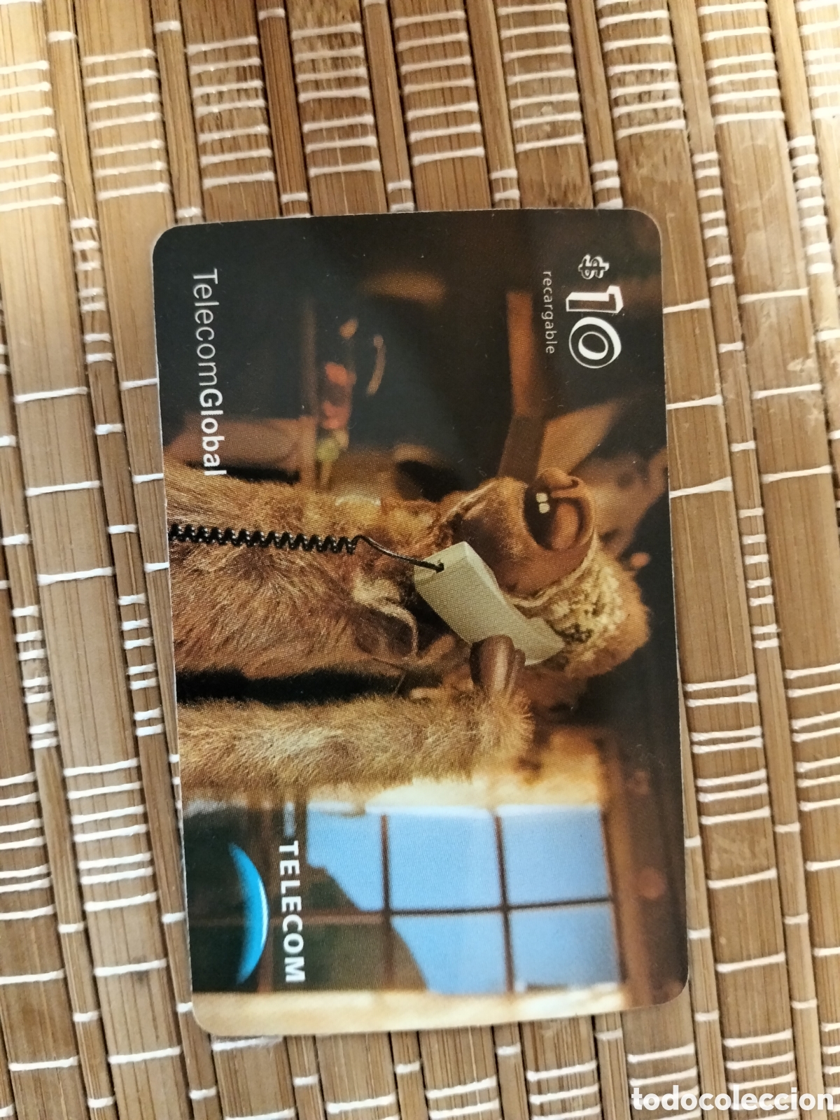 Tarjetas telef&oacute;nicas de colecci&oacute;n: Tarjeta telef&oacute;nica recargable telecom global llamadas 10 $ argentina la llama que llama a&ntilde;o 2002 apr